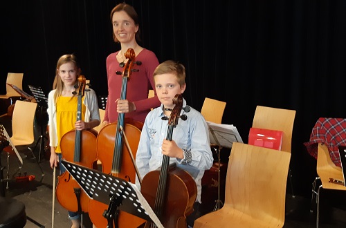 Symbolfoto zum Artikel: Sophia Wendler und Frederick Fauster im Cello-Orchester "Cellissimo"!"